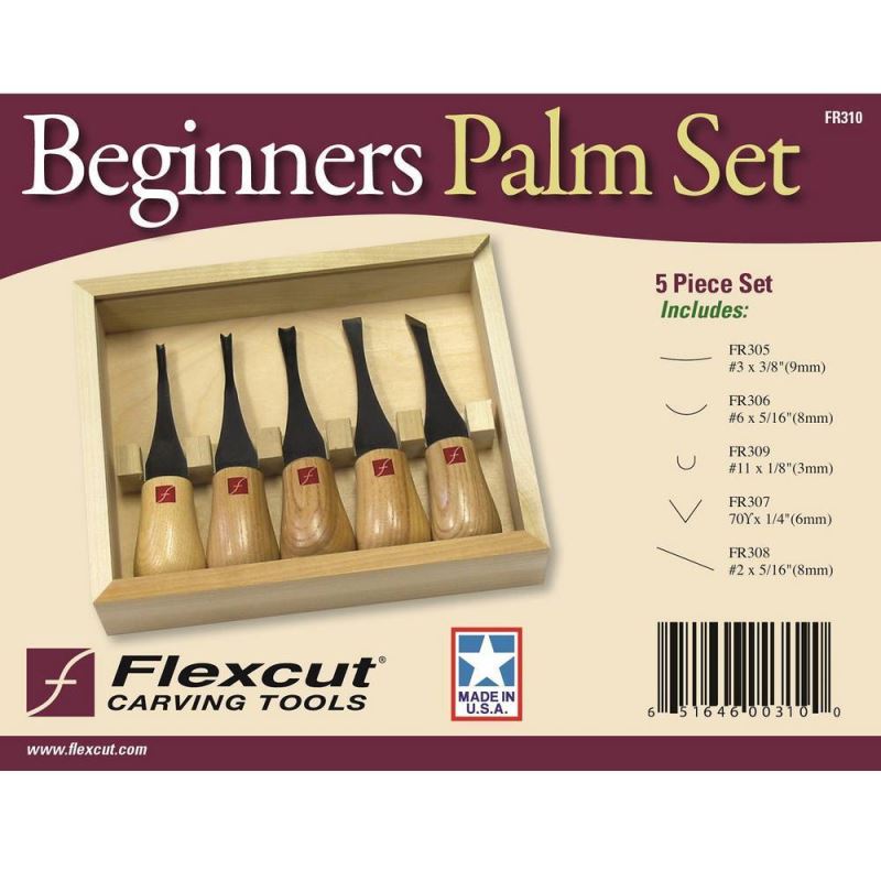 Flexcut Mini Palm Carving Set ~ FR604