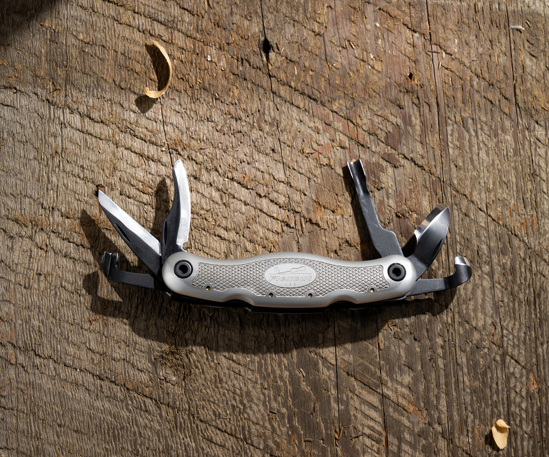 FLEXCUT JKN95 Tri-Jack Pro High-Quality Wood Carving Folding Knife w/3  Blades 651646500951