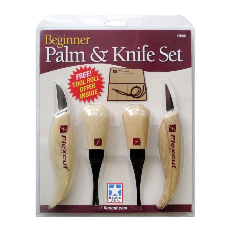 KN700 Deluxe Palm & Knife Set - Flexcut Tool Company