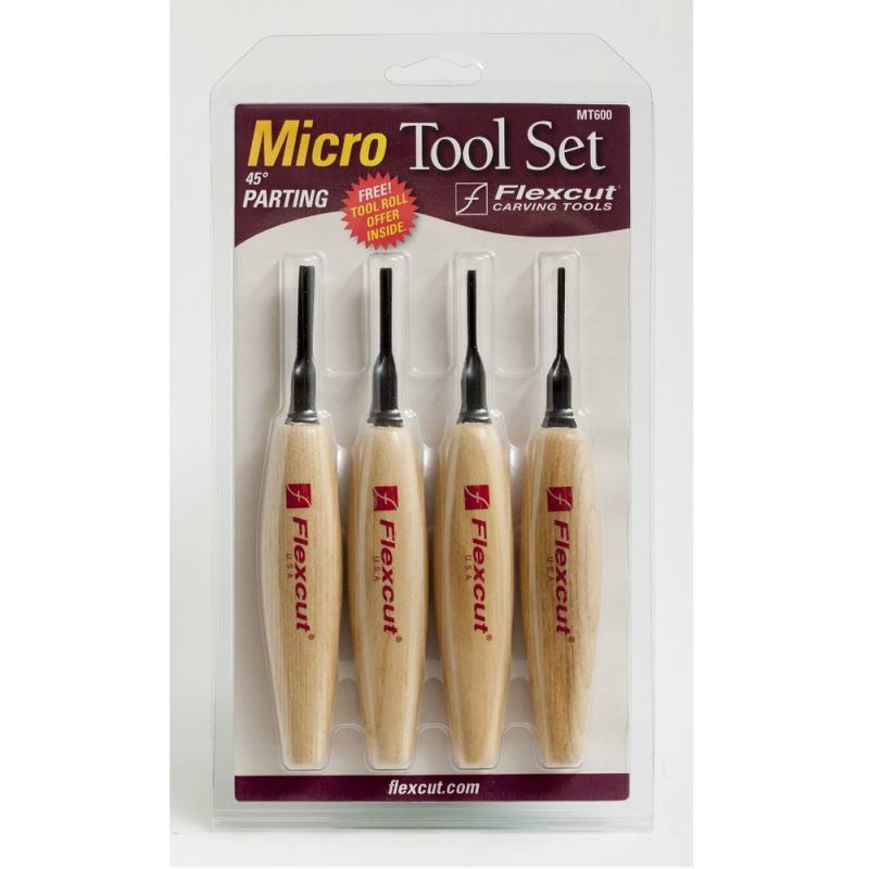 MT600 45 deg. Parting Micro Tool Set - Flexcut Tool Company